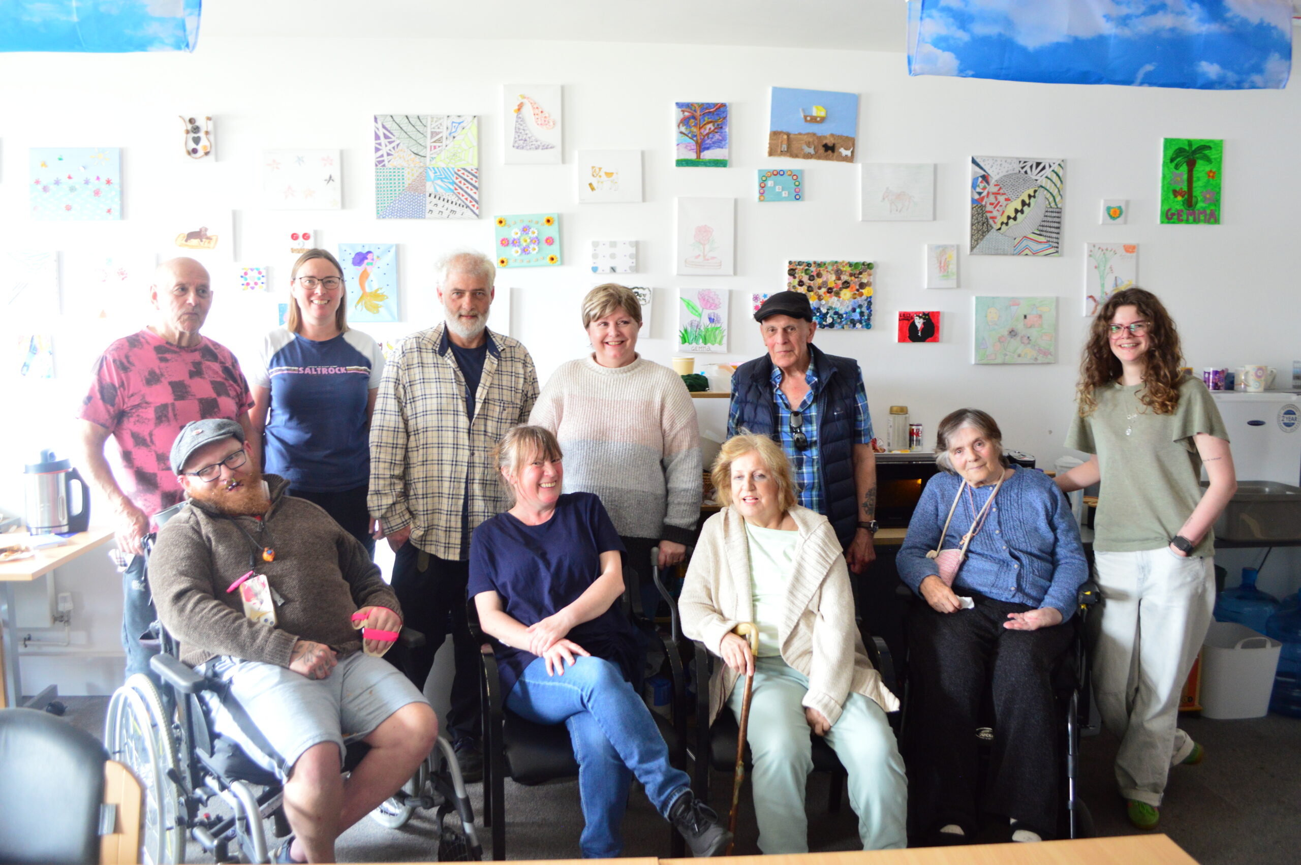 The Headway Devon community together